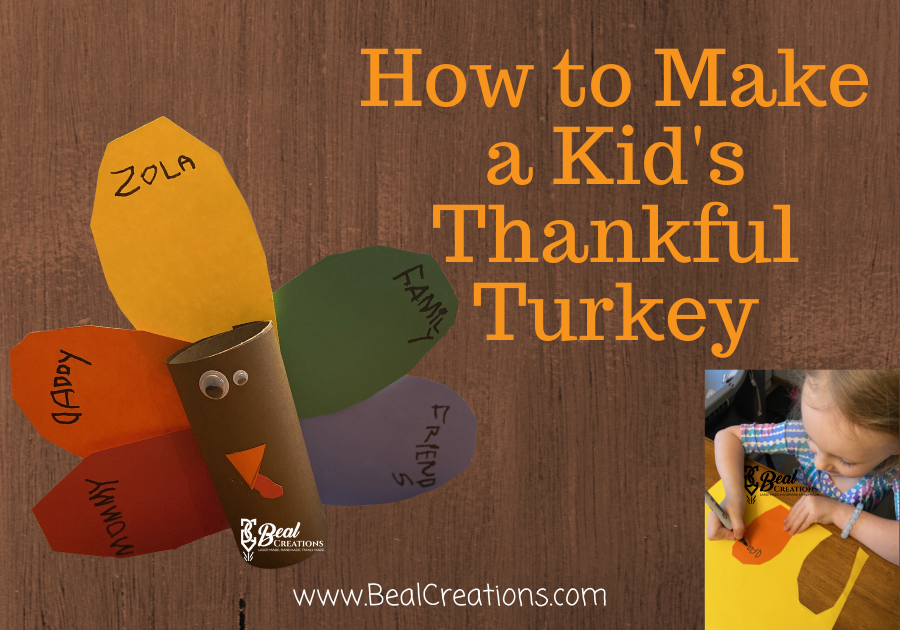 Kids Thankful Turkey