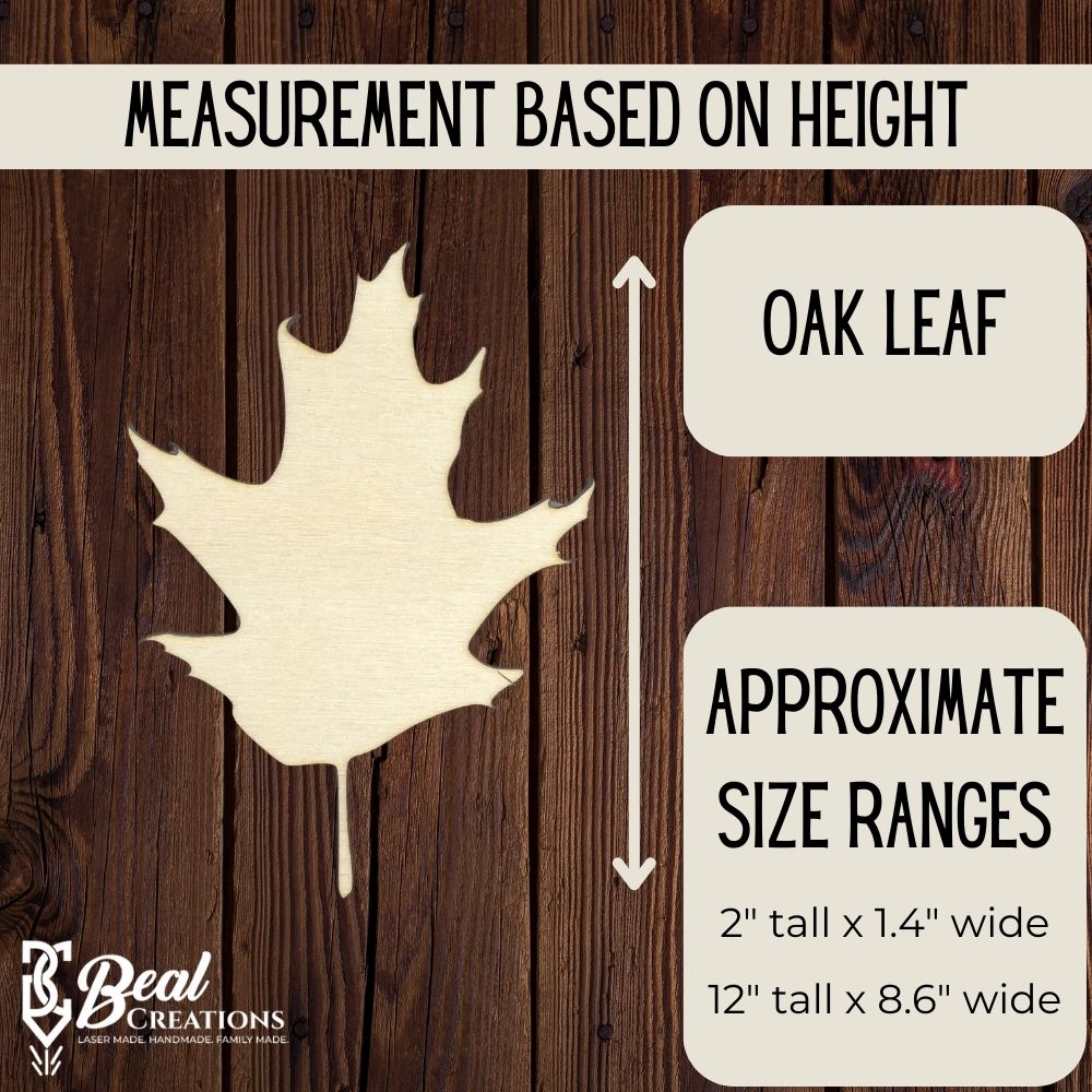 Wooden Leaf Cutout Blanks, Wooden Leaves for DIY Crafts, Fall Leaves, Set of Leaves, Beech Maple Oak Birch Leaf, Wood 4
