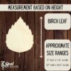 Wooden Leaf Cutout Blanks, Wooden Leaves for DIY Crafts, Fall Leaves, Set of Leaves, Beech Maple Oak Birch Leaf, Wood 5
