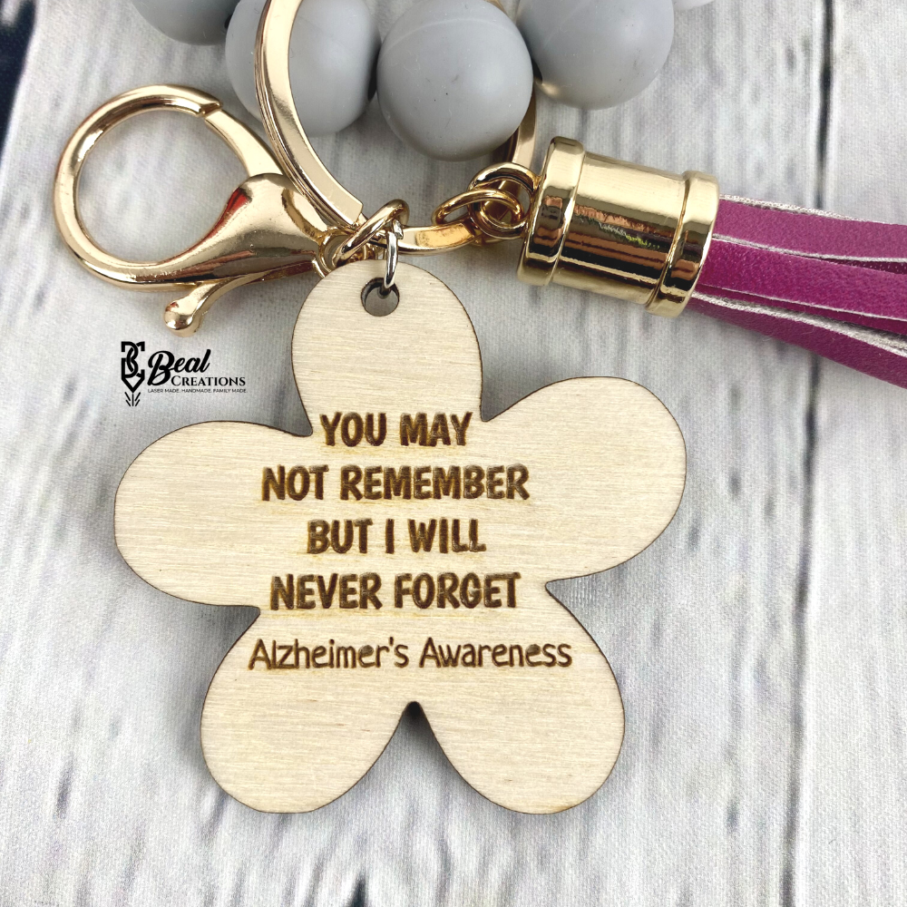 Alzheimer's Awareness Keychain Wristlet 1