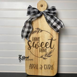 Personalized Home Sweet Home Board