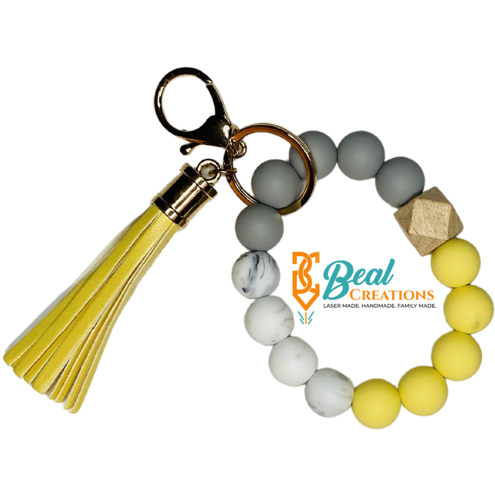 Silicone Wristlet Yellow