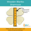 Shamrock Four Leaf Clover Size