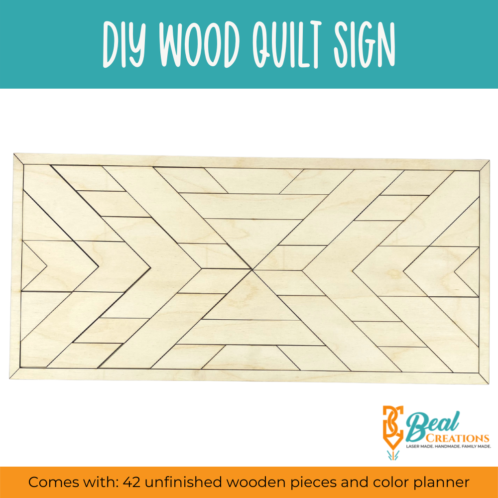 DIY Wood Quilt Sign 1