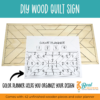 DIY Wood Quilt Sign 2