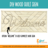 DIY Wood Quilt Sign 3