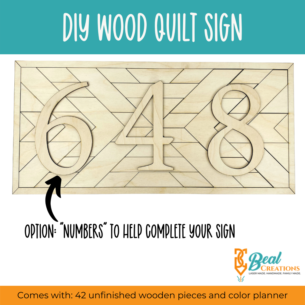 DIY Wood Quilt Sign 4