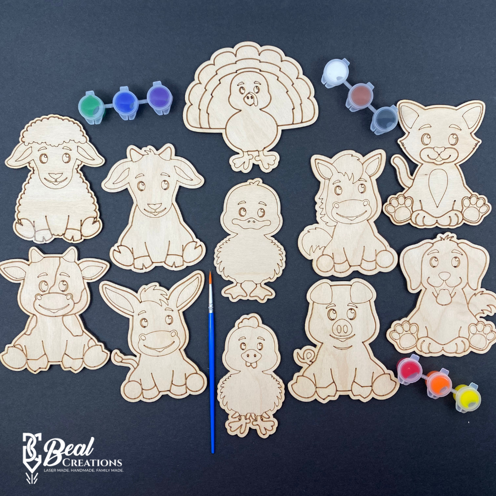 Farm Animals Paint Kit 1