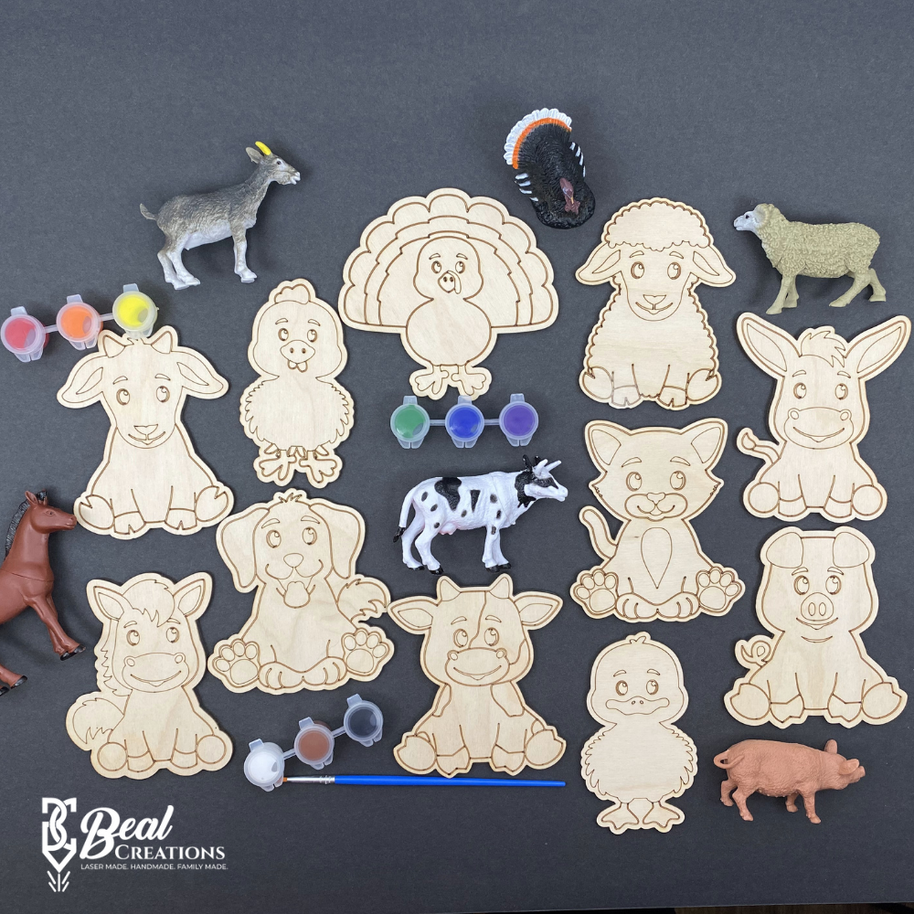 Farm Animals Paint Kit 2