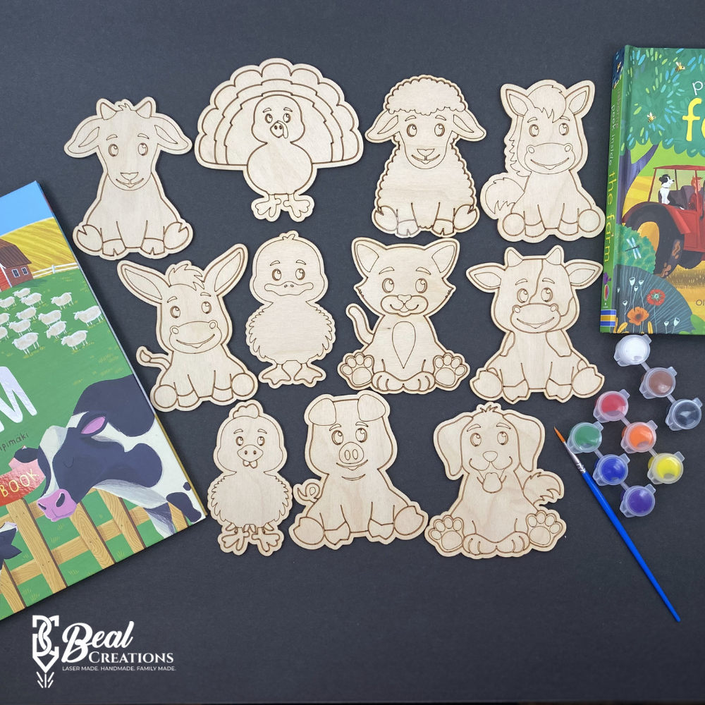 Farm Animals Paint Kit 3
