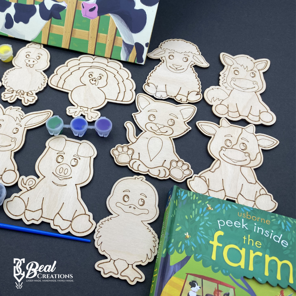 Farm Animals Paint Kit 4