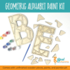 Geometric Letters Paint Kit 2