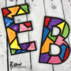 Geometric Letters Paint Kit 4