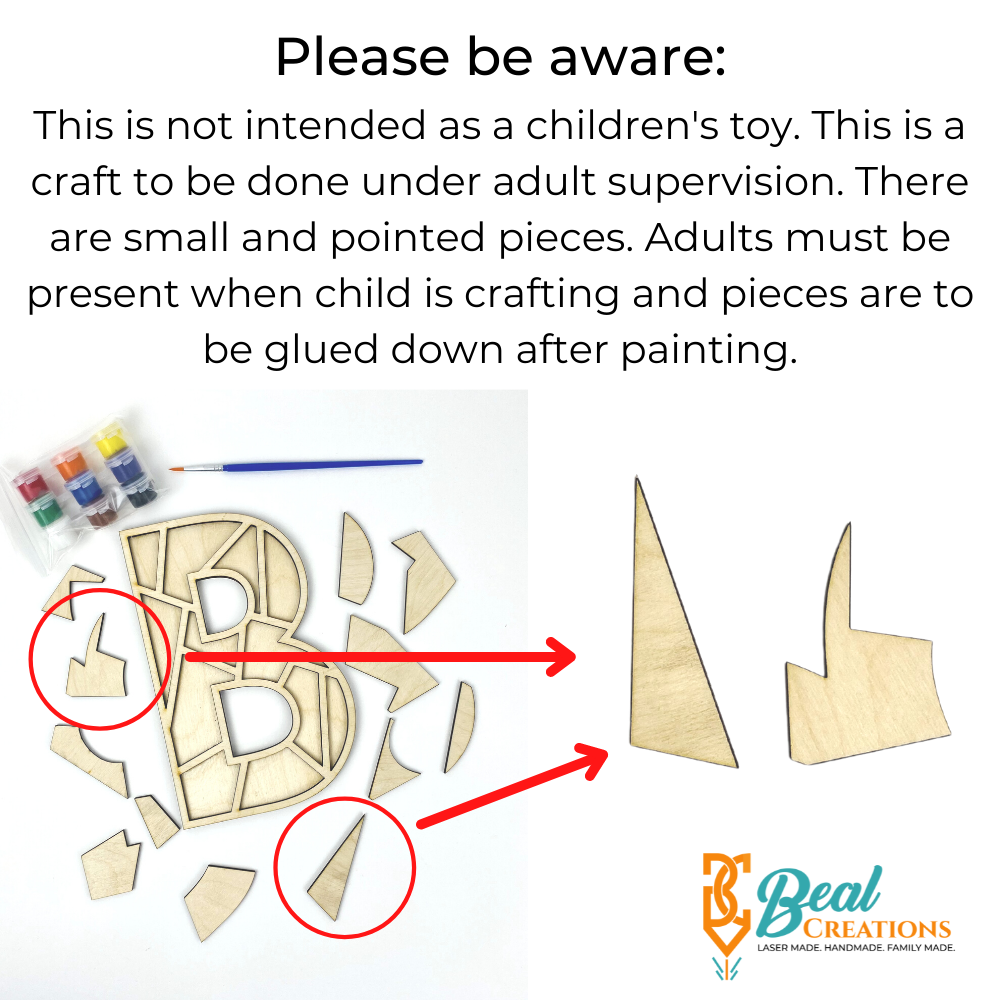Geometric Letters Paint Kit 5