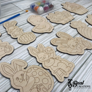 Kids Easter Paint Kit Craft Easter Bunny Basket Stuffer Goodies Ideas 2