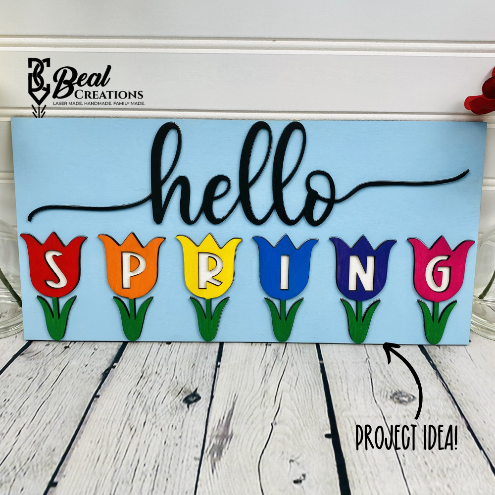 March Craft Kit Hello Spring Flowers 2