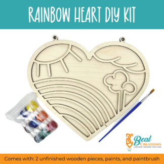 Rainbow Heart DIY Kit 1