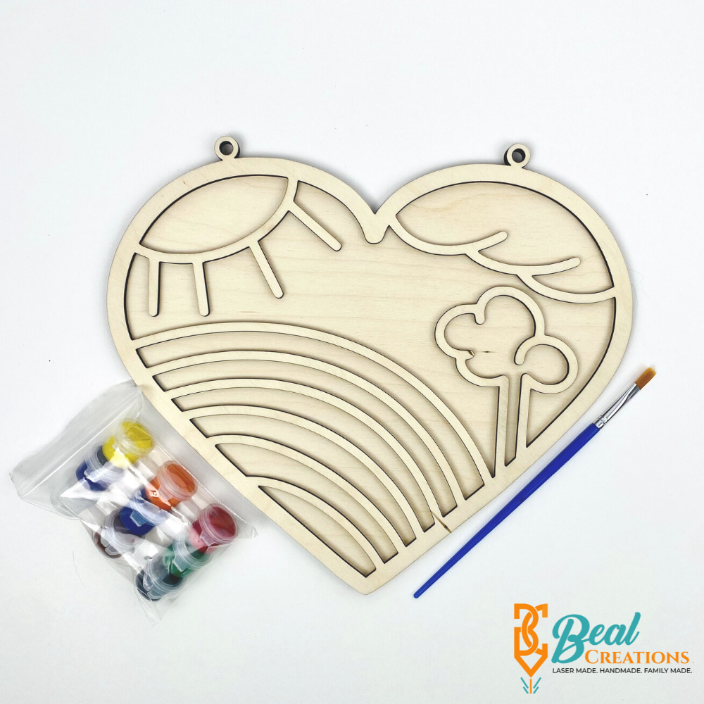 Rainbow Heart DIY Kit