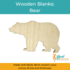 Wooden Blanks Bear