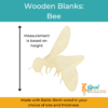 Wooden Blanks Bee Size