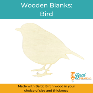 Wooden Blanks Bird