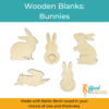Wooden Blanks Bunnies