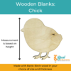 Wooden Blanks Chick Size
