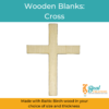 Wooden Blanks Cross