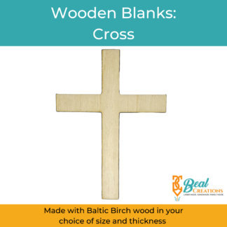 Wooden Blanks Cross