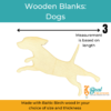 Wooden Blanks Dogs 5