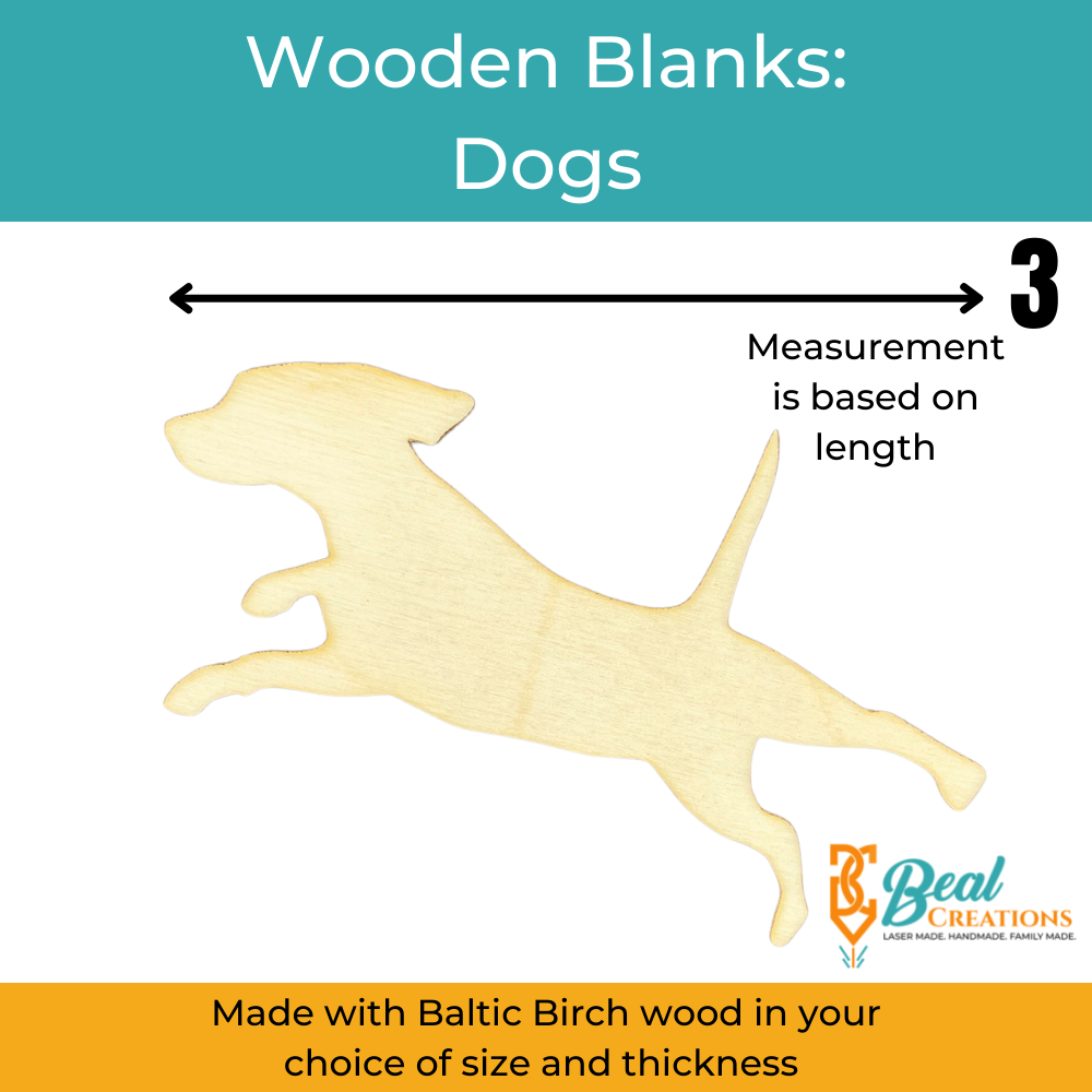 Wooden Blanks Dogs 5