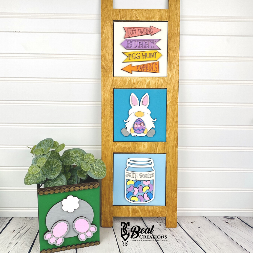 Leaning Ladder Easter Inserts