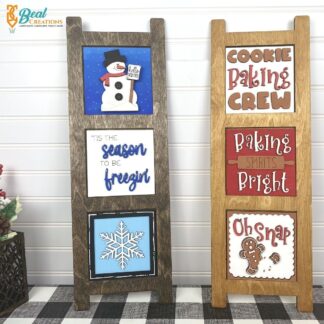 Leaning Ladder Inserts Ladder Tiles Winter 1