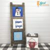 Leaning Ladder Inserts Ladder Tiles Winter 3