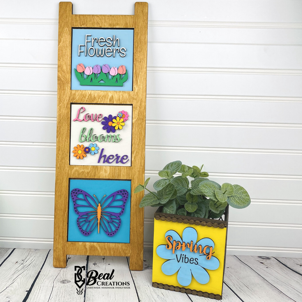 Leaning Ladder Spring Inserts