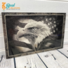 Painted Acrylic Bald Eagle America 2