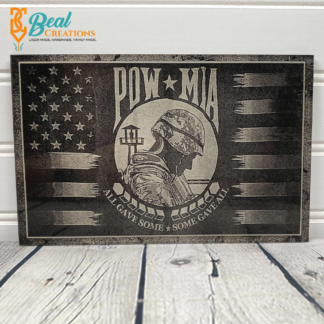 Painted Acrylic POW MIA America 1