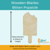 Wooden Cutouts Wooden Blanks Bitten Popsicle 2