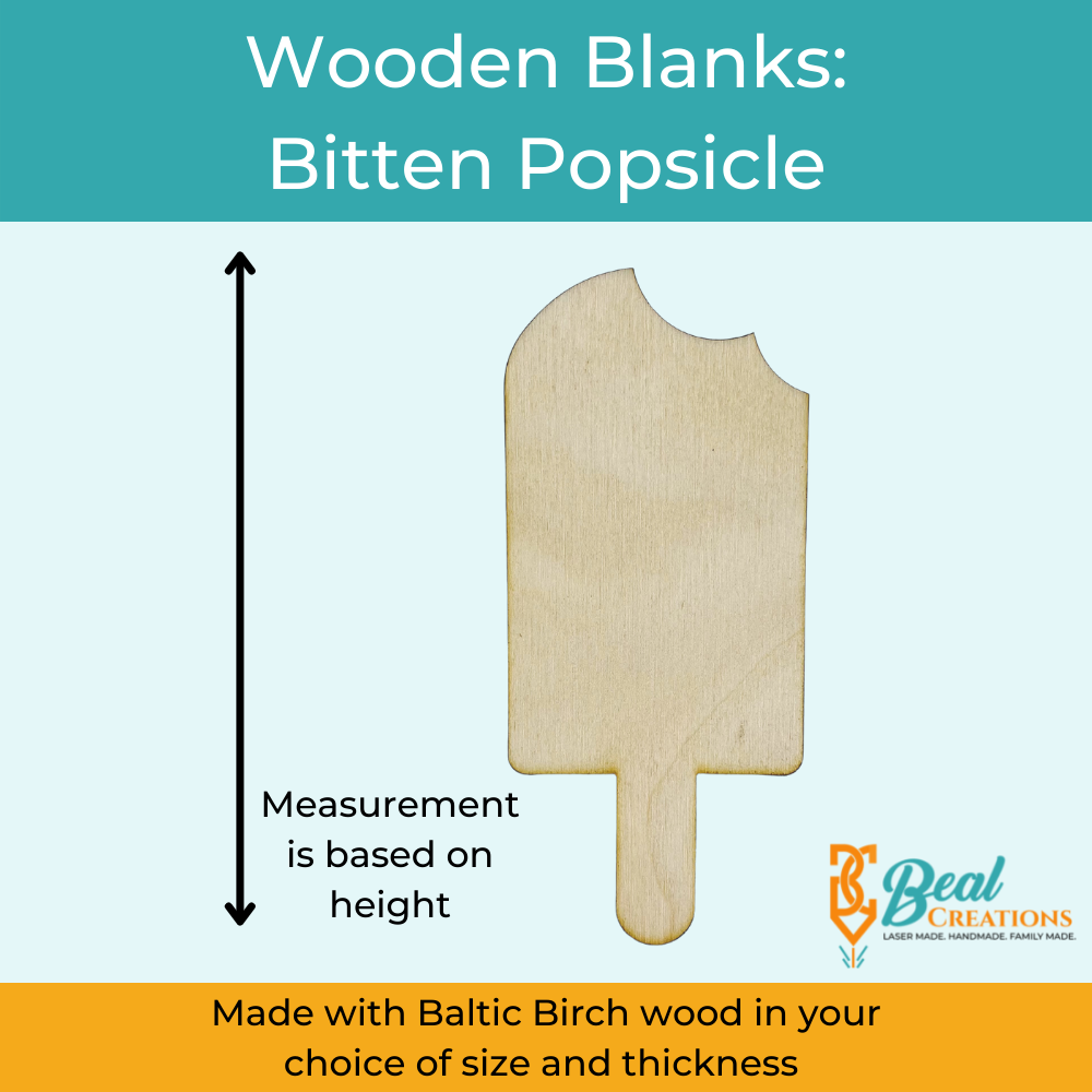 Wooden Cutouts Wooden Blanks Bitten Popsicle 2
