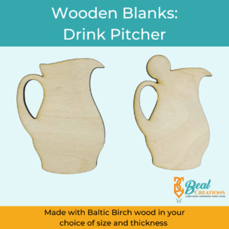 Wooden Cutouts Wooden Blanks Drink Pitchers 1
