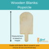 Wooden Cutouts Wooden Blanks Popsicle 2