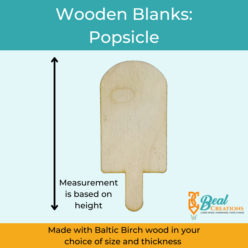 Wooden Cutouts Wooden Blanks Popsicle 2