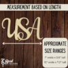Wooden blanks USA word cutout diy 4th of july crafts 2
