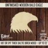 Wooden blanks bald eagle cutout diy 4th of july crafts 1