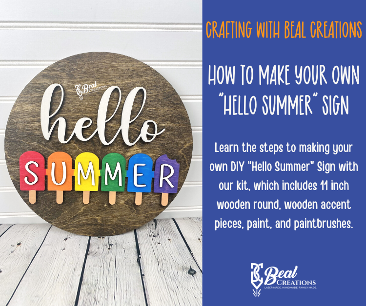 DIY Hello Summer Sign Kit Blog Cover 2