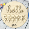 Hello Summer Sign DIY Kit 2
