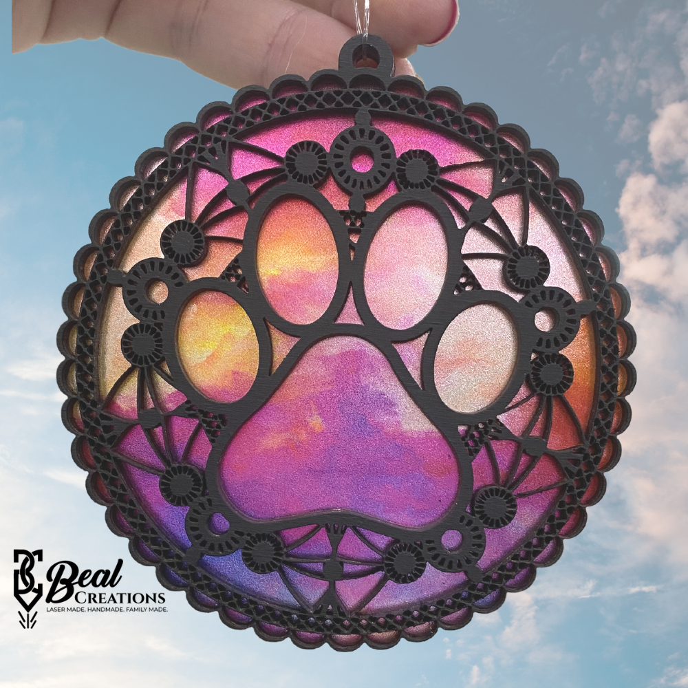 Suncatcher Paw Print 1