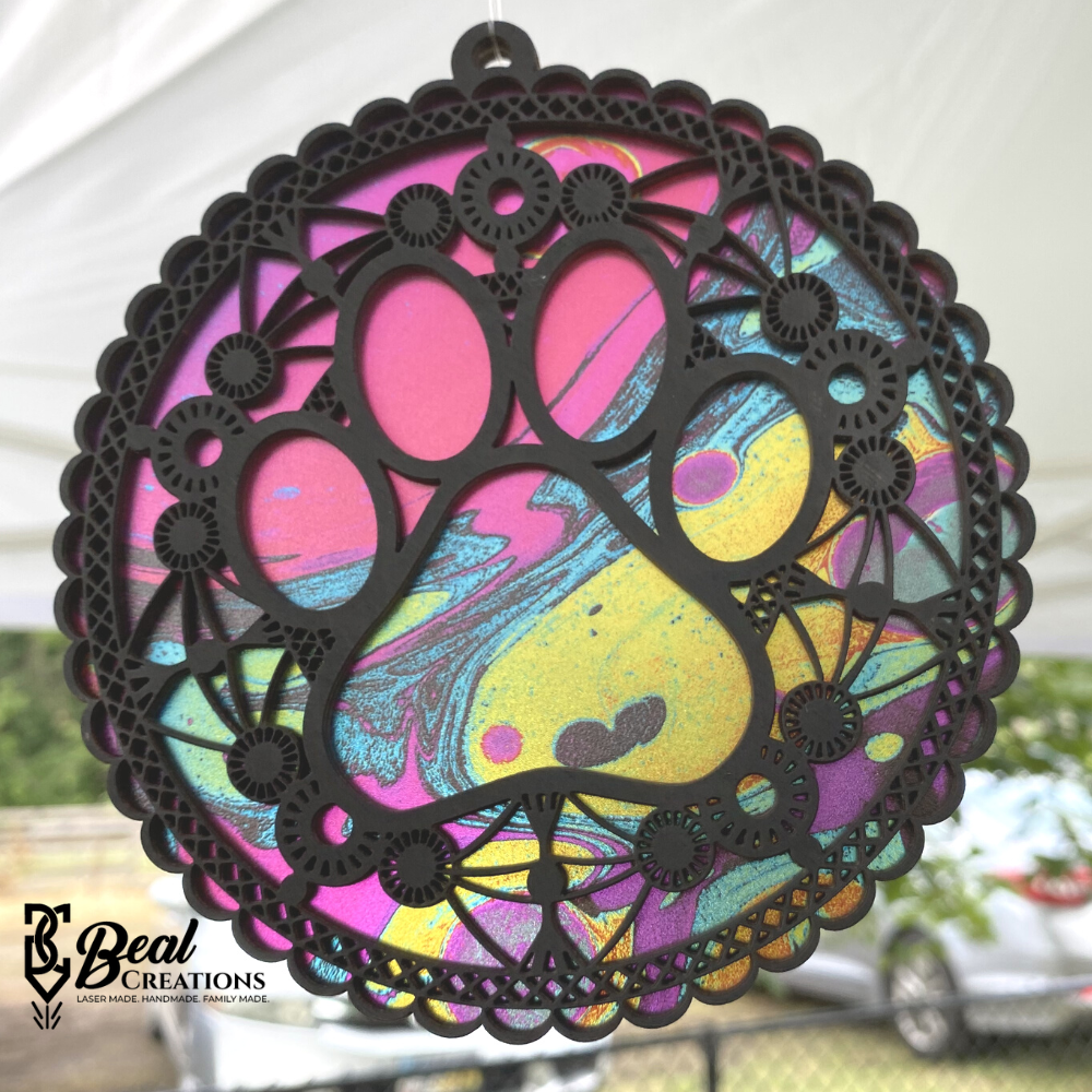 Suncatcher Paw Print 2