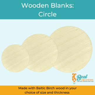 Wooden Blanks Wood Cutouts Circle 1