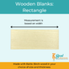 Wooden Blanks Wood Cutouts Rectangle 2